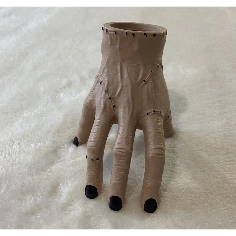 Wednesday Addams Thing Hand Succulent Planter Desk Vase Pencil Holder Halloween